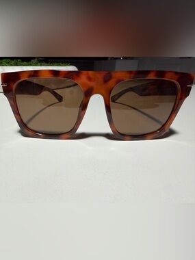 Aldo Tortoiseshell Square Women’s Brown Lenses Sunglasses